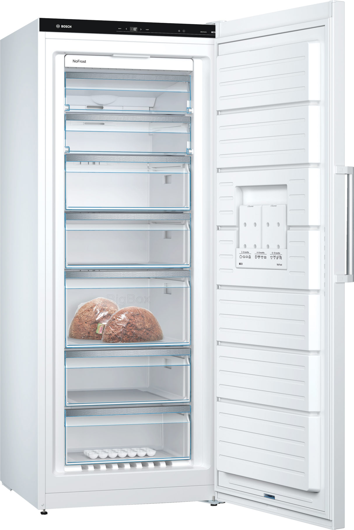 Bosch Serie 6 GSN54DWCV diepvriezer Vrijstaand 328 l C Wit