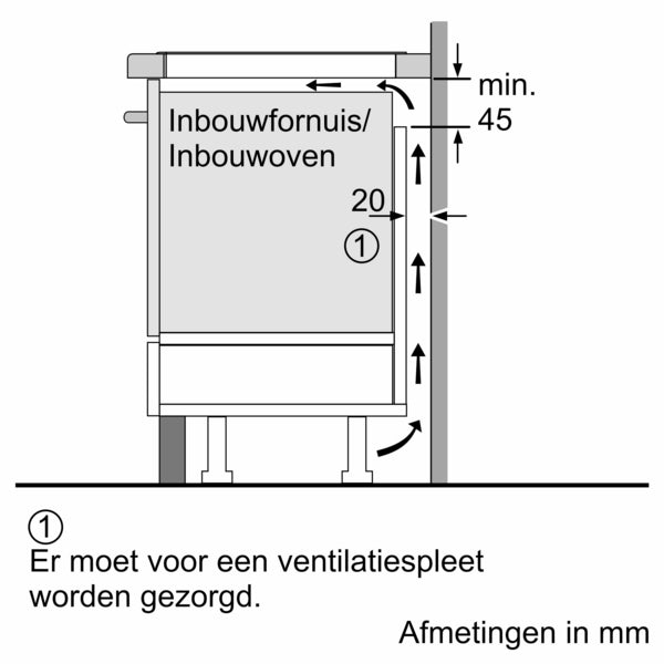 Siemens EX875LYV1E kookplaat Zwart Ingebouwd Inductiekookplaat zones 4 zone(s)