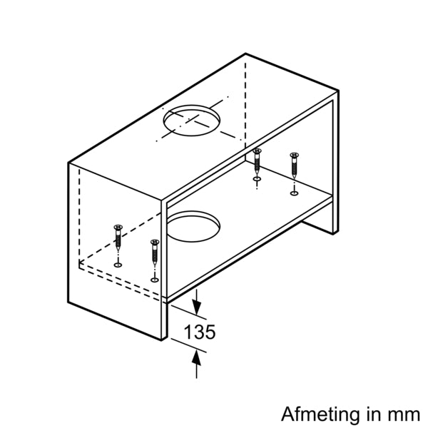 Siemens iQ100 LI60OA521 afzuigkap Onderbouw Roestvrijstaal