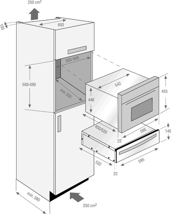 BEKO-DRW11401FB-INBOUWTEKENING