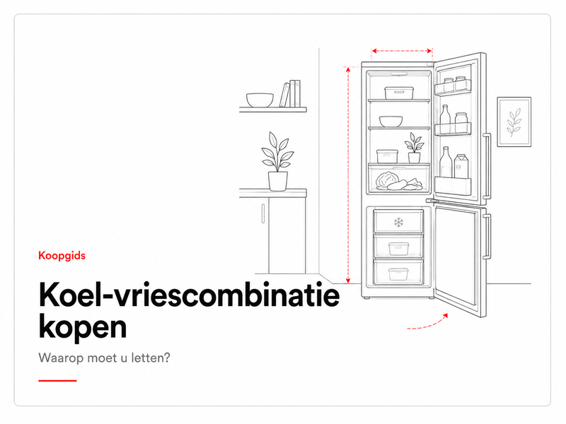 Koopgids koel-vriescombinatie kopen – waarop moet u letten