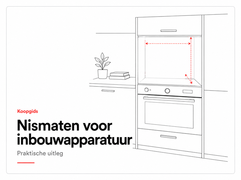 Koopgids nismaten voor inbouwapparatuur