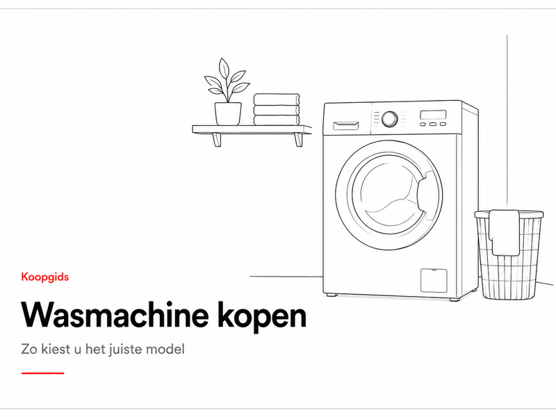 Koopgids wasmachine kopen – zo kiest u het juiste model