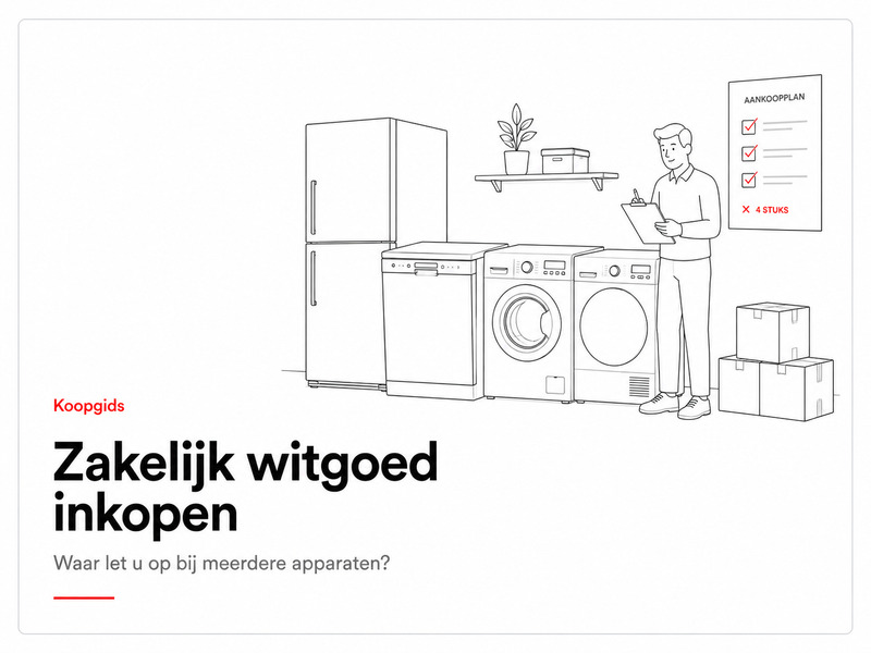 Koopgids zakelijk witgoed inkopen