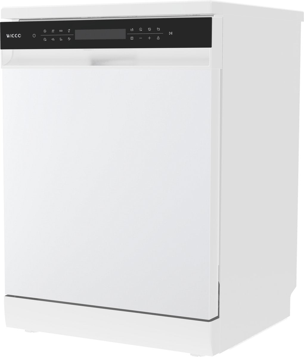 Wiggo WD-F6148B(W) vrijstaande vaatwasser 60 cm wit