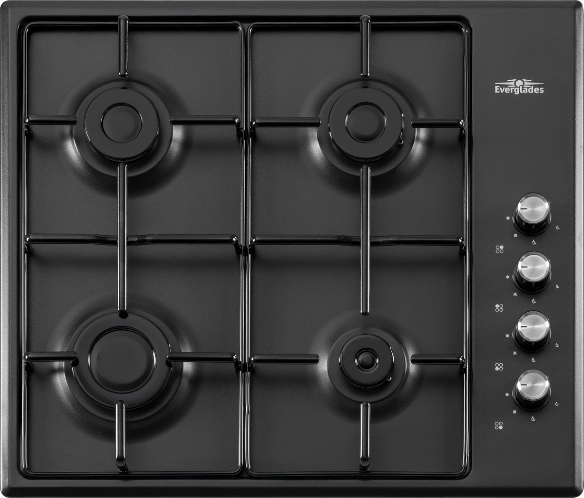Everglades EVFH8010 vrijstaande gaskookplaat