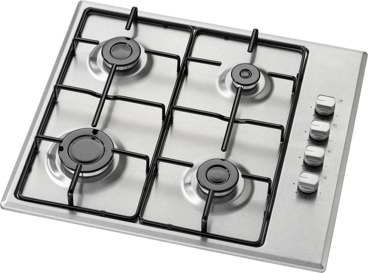 Everglades EVBI850 inbouw gaskookplaat 60 cm RVS