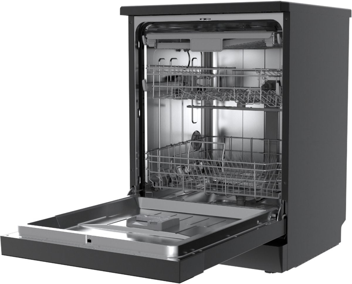 Wiggo WD-F6148B(DX) vrijstaande vaatwasser 60 cm donker roestvrijstaal