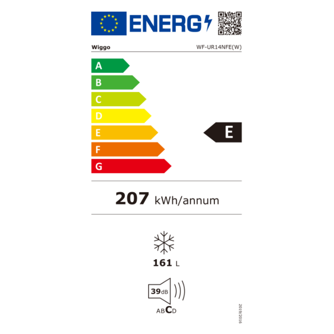 Wiggo WF-UR14NFE(B) nofrost vriezer