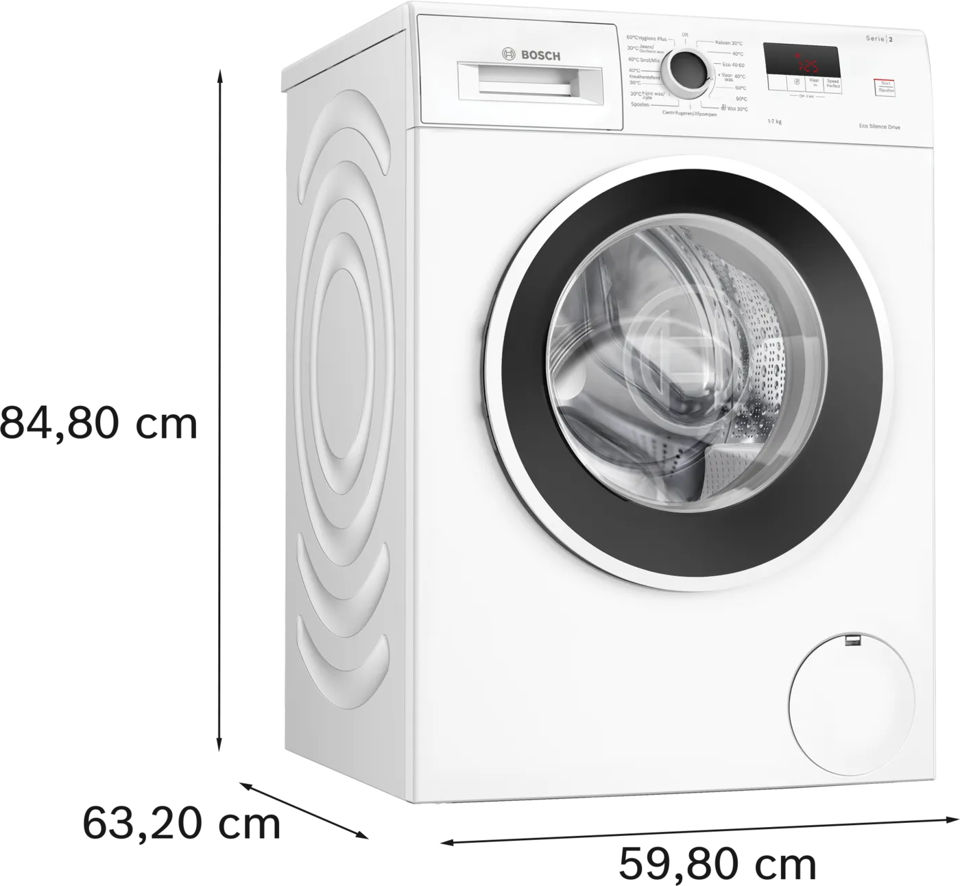 Bosch WGE02406NL wasmachine 7 kg