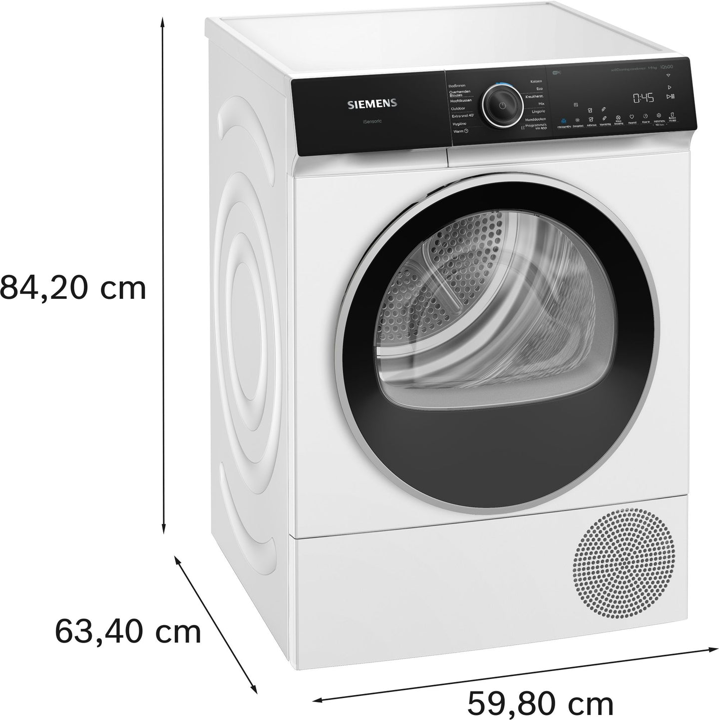 Siemens WQ45H2B7NL warmtepompdroger 9 kg