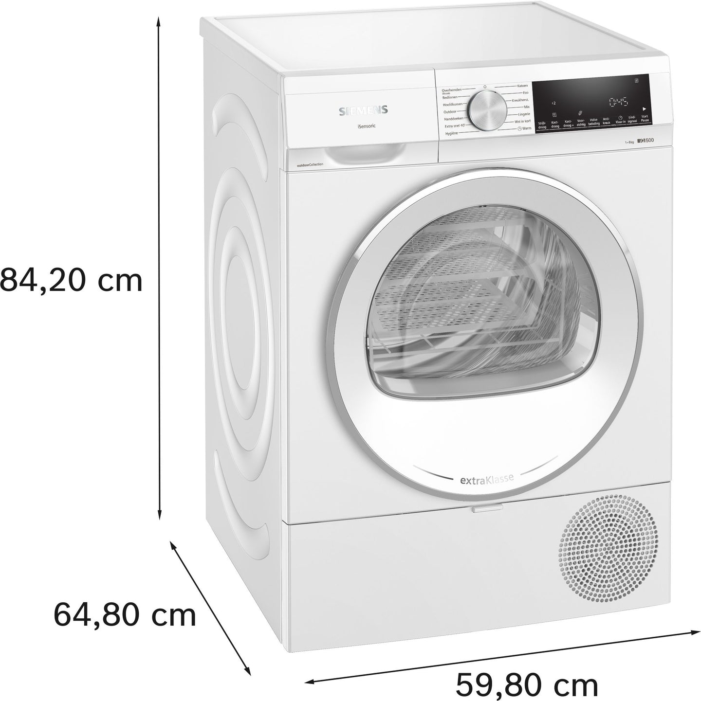 Siemens WQ33G1DENL warmtepompdroger 8 kg