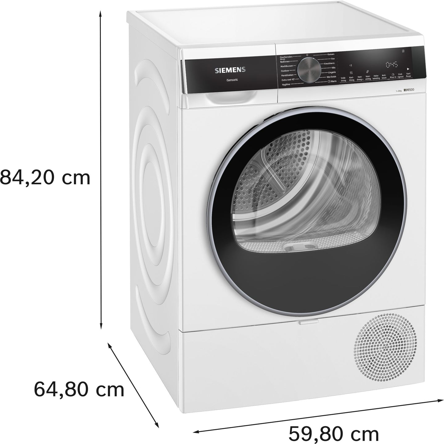 Siemens WQ33G2DCNL warmtepompdroger 8 kg
