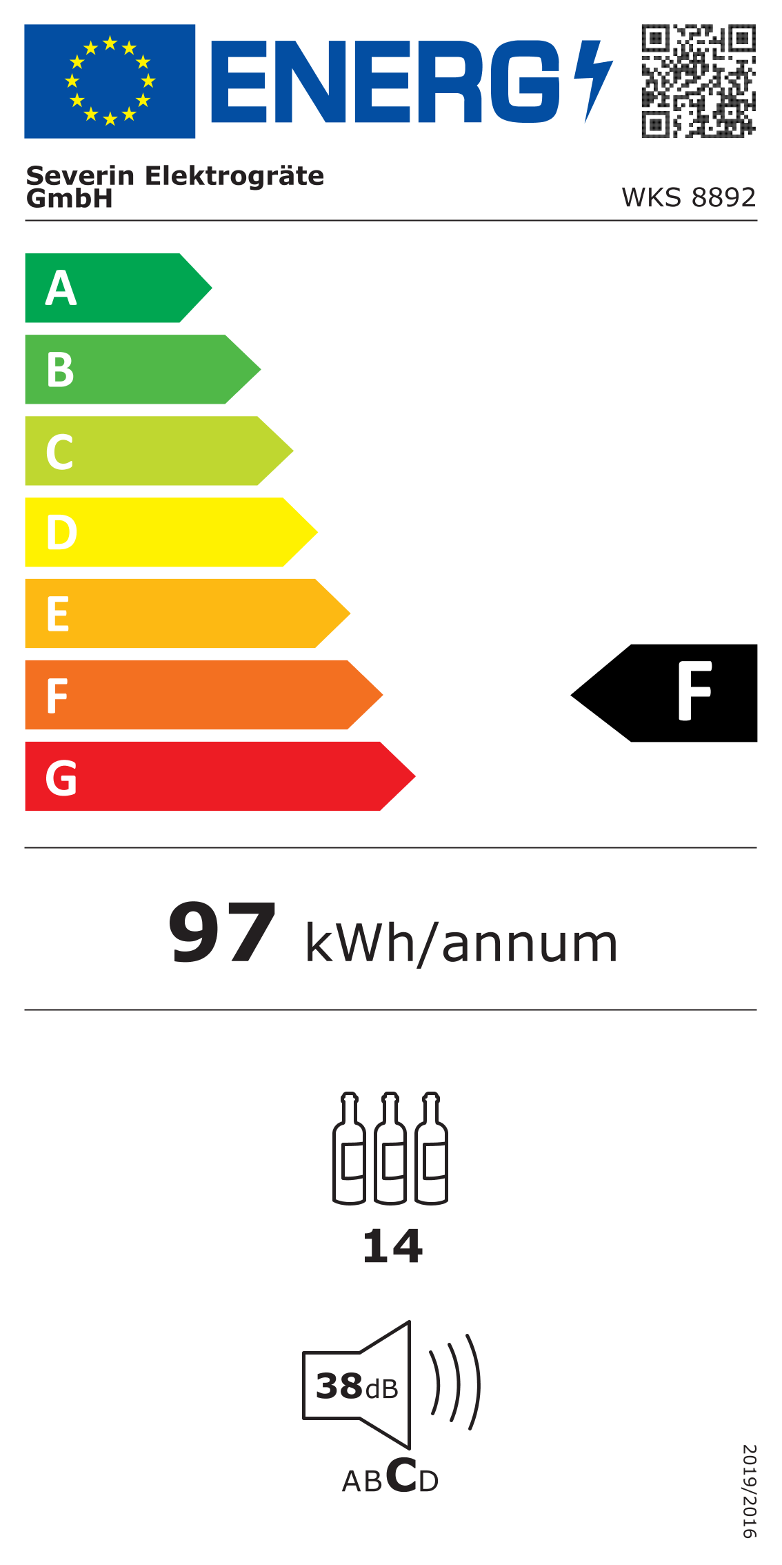 Severin WKS 8892 wijn koeler
