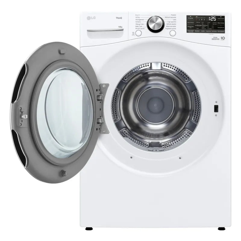 LG RH18U8AVCW warmtepompdroger met een vulvermogen van 18 kilo