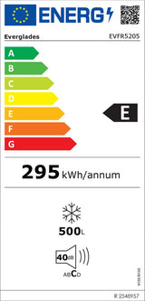 Everglades EVFR5205 vrieskist 500 liter