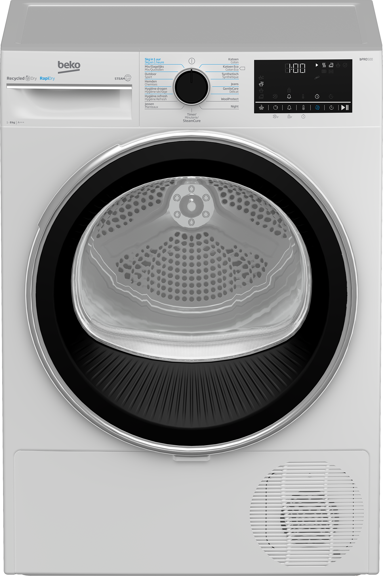 Beko b5t68247t 8 kilo hybride warmtepompdroger