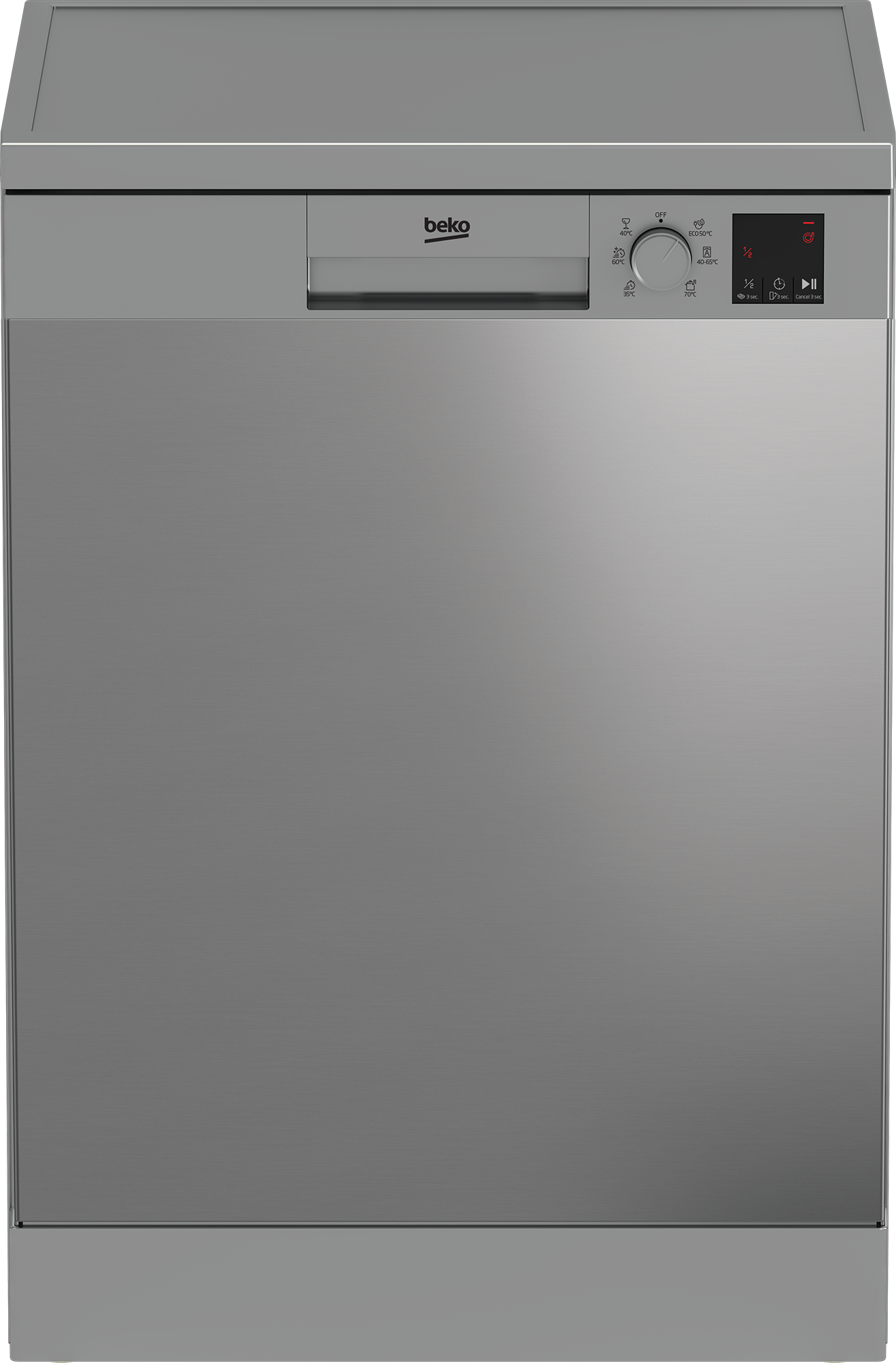 Beko DVN06430X vrijstaande vaatwasser 14 couverts