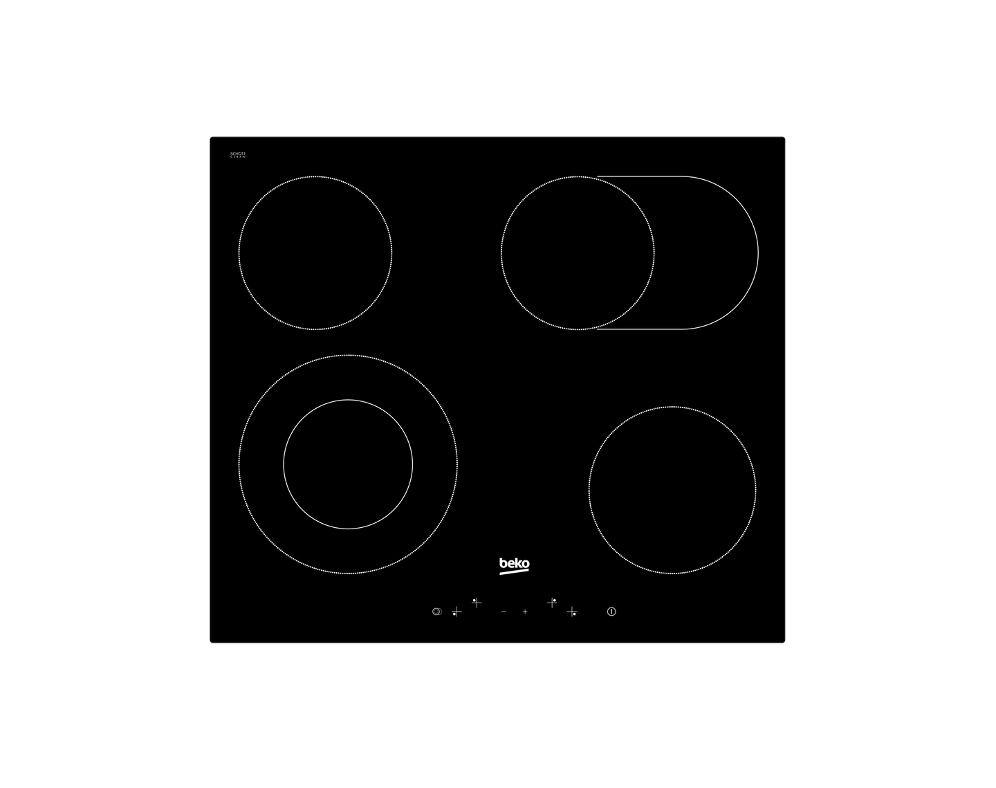 Beko HIC64403 keramische kookplaat 60 cm