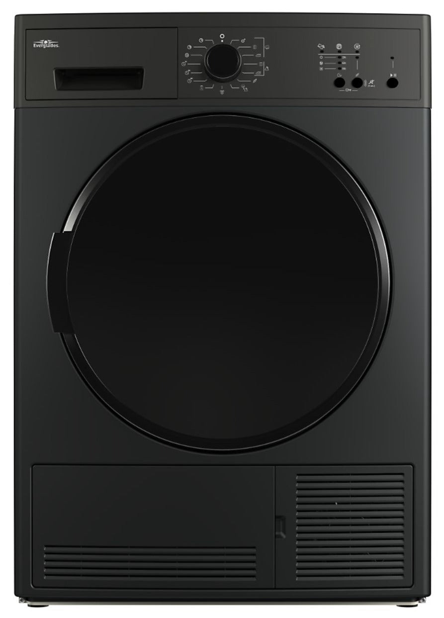 everglades evcd7051g antracietkleurige condensdroger