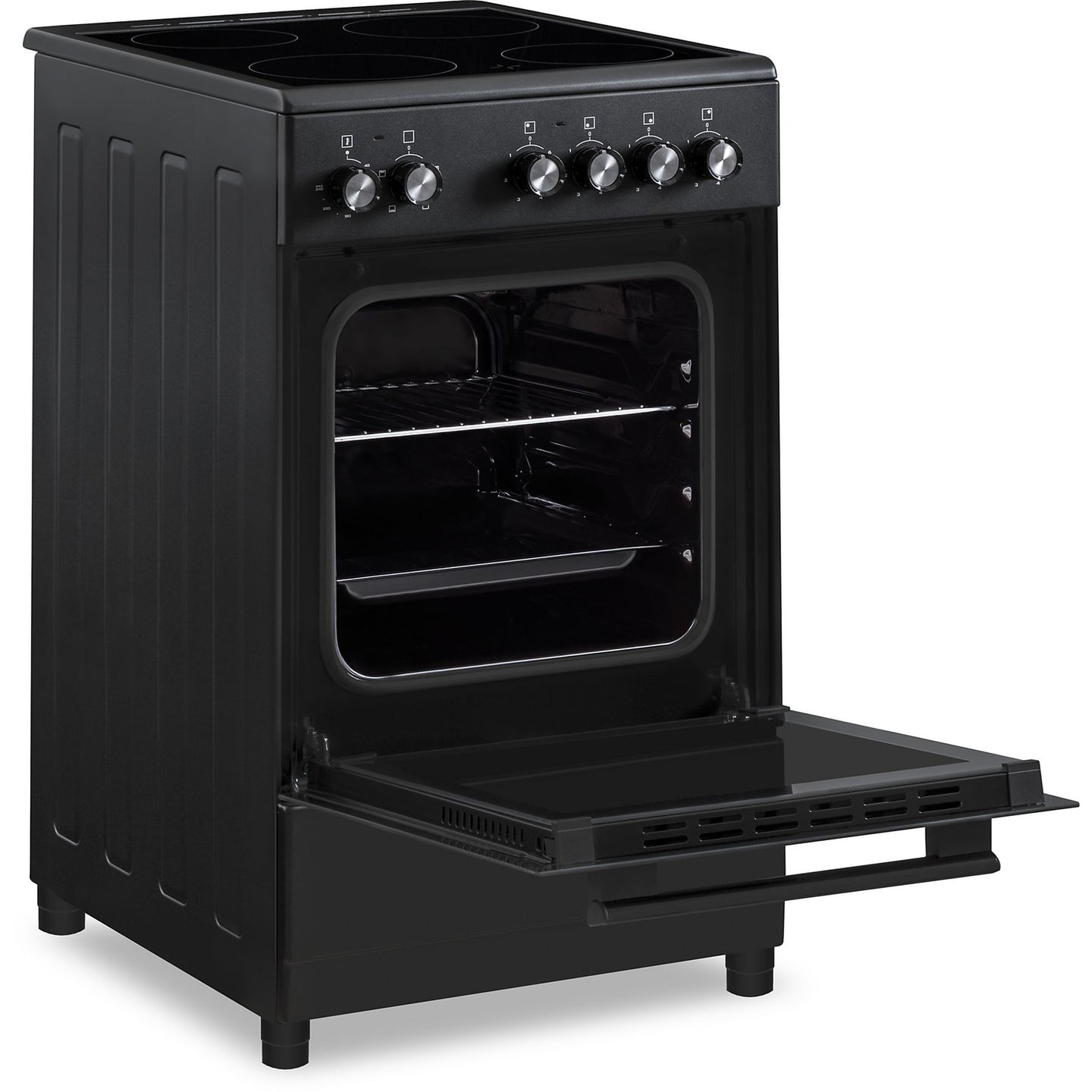 Everglades EVCK5120 Keramisch Fornuis 50cm Zwart