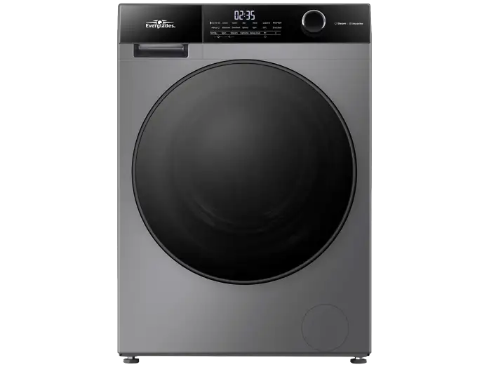 Everglades EVWM81422AG wasmachine Titanium Grijs - vooraanzicht
