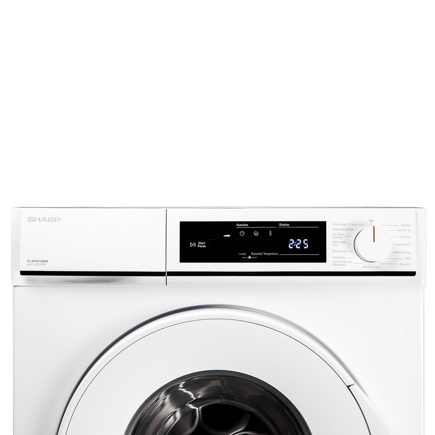 SHARP ESNFA814BWBBX wasmachine