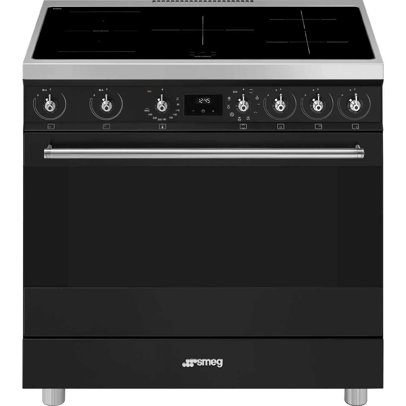 SMEG C9IMMB2 inductiefornuis 90 cm matzwart