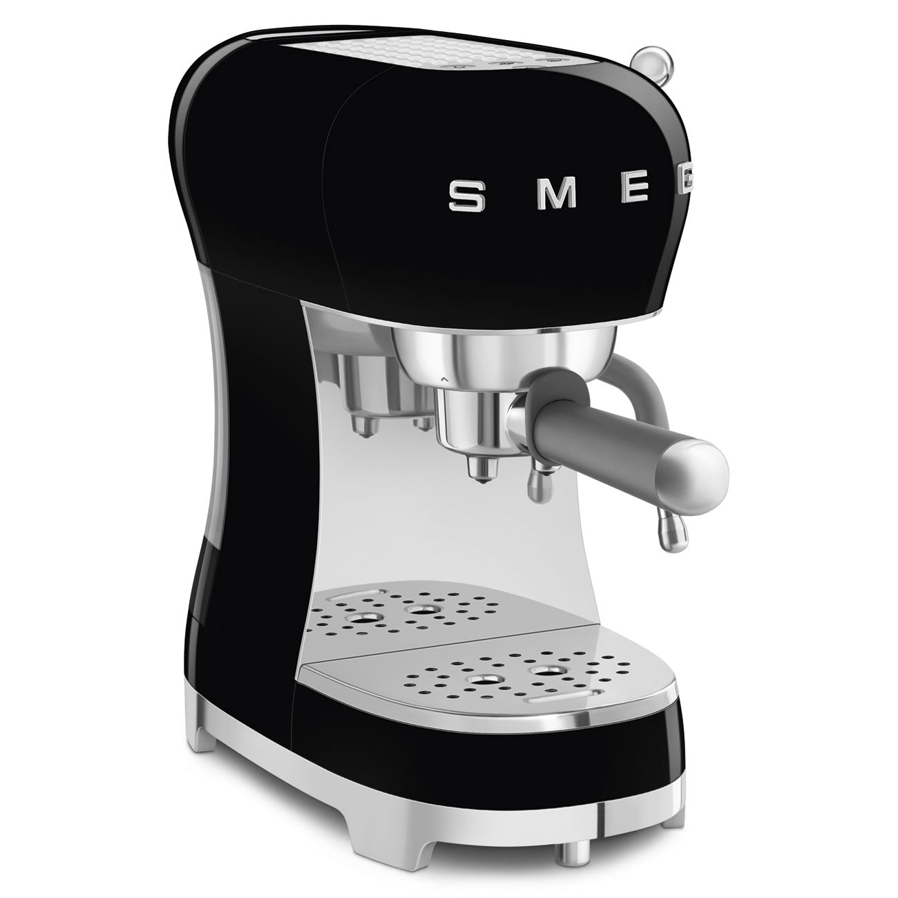SMEG ECF02BLEU handmatige espressomachine zwart