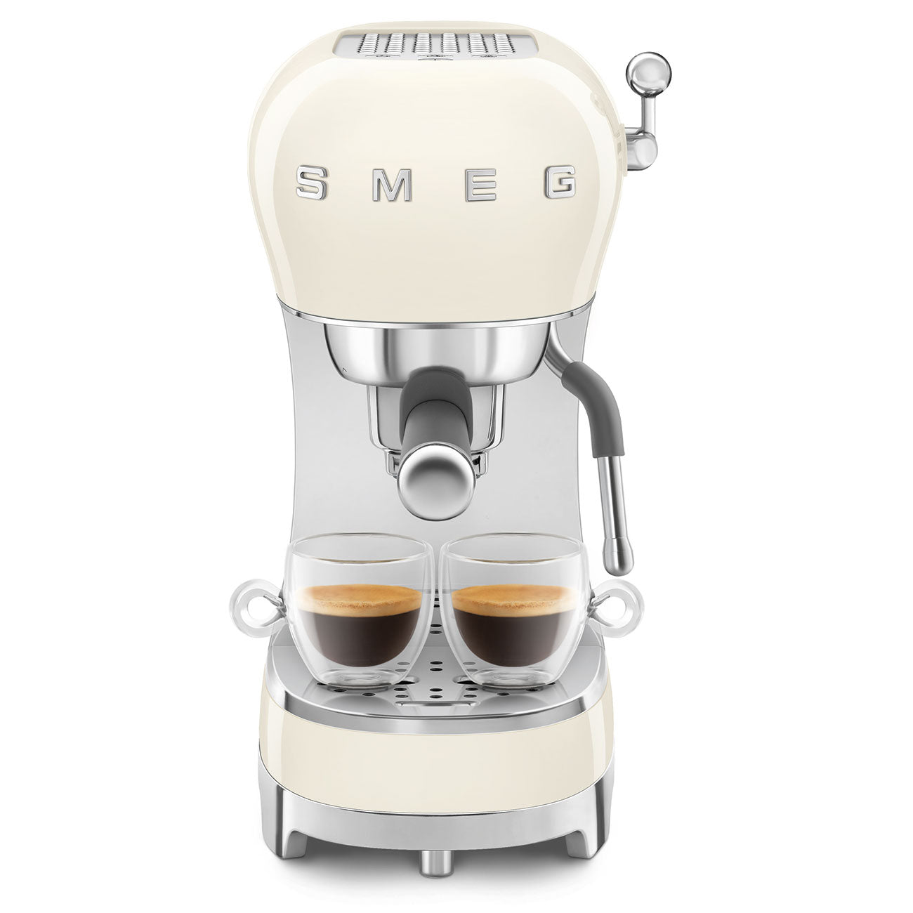 SMEG ECF02CREU handmatige espressomachine crème