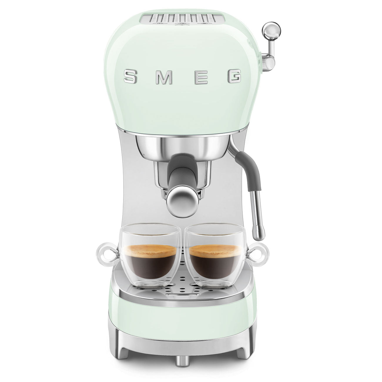 SMEG ECF02PGEU handmatige espressomachine watergroen