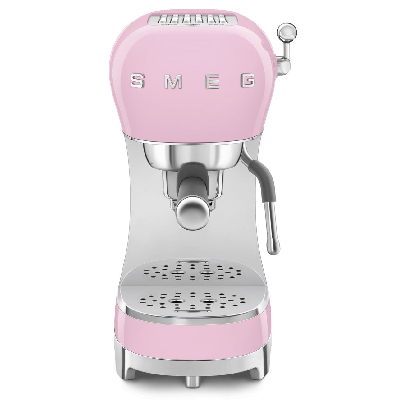 SMEG ECF02PKEU handmatige espressomachine roze