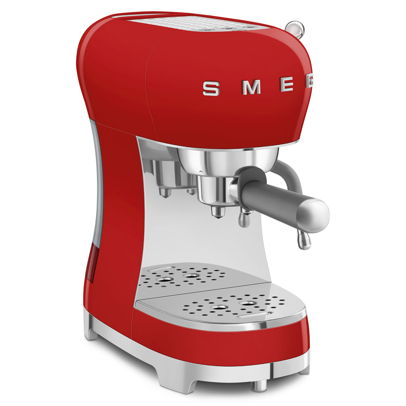 SMEG ECF02RDEU handmatige espressomachine rood