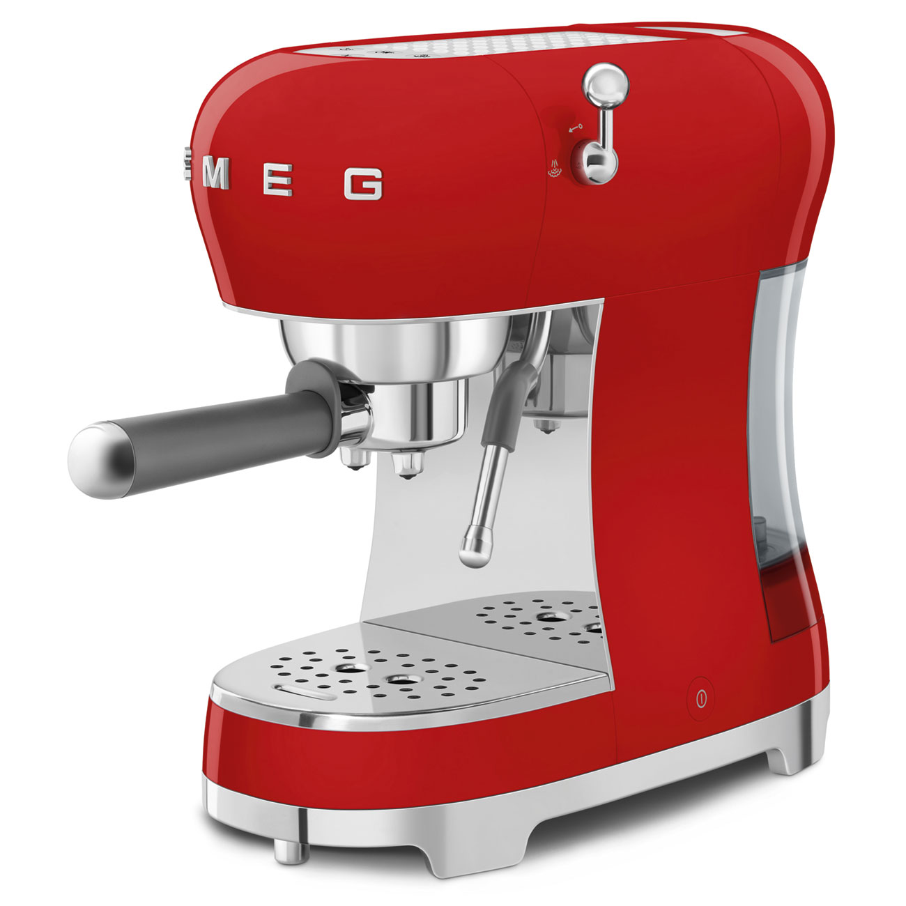 SMEG ECF02RDEU handmatige espressomachine rood
