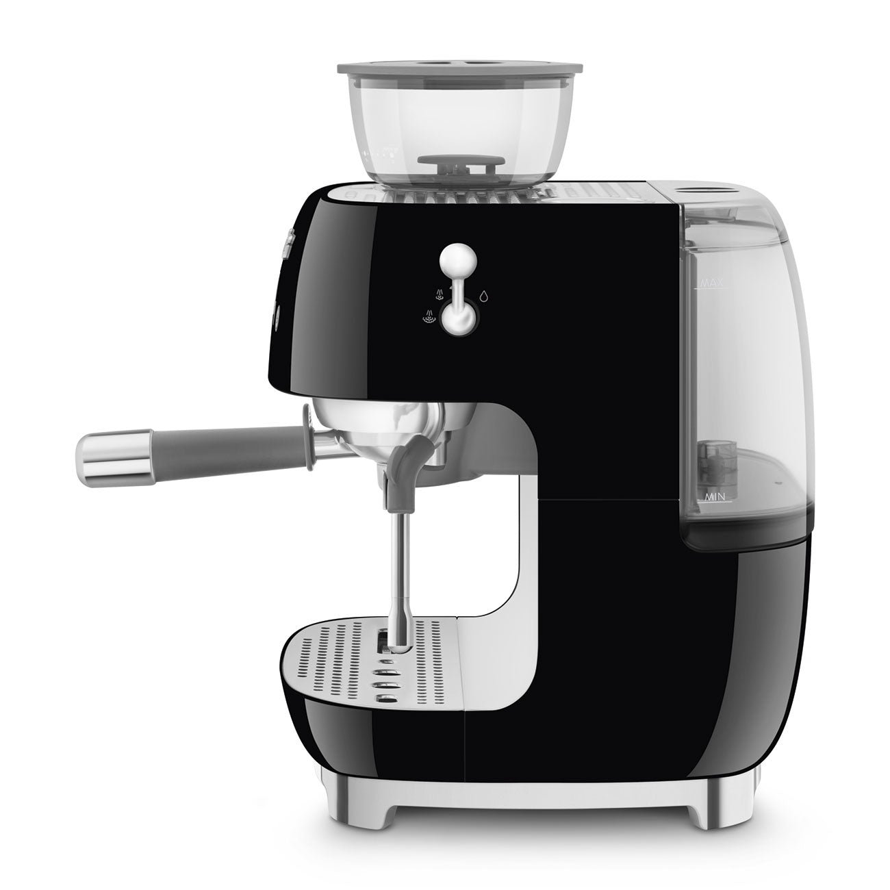 SMEG EGF03BLEU espressomachine met bonenmaler zwart