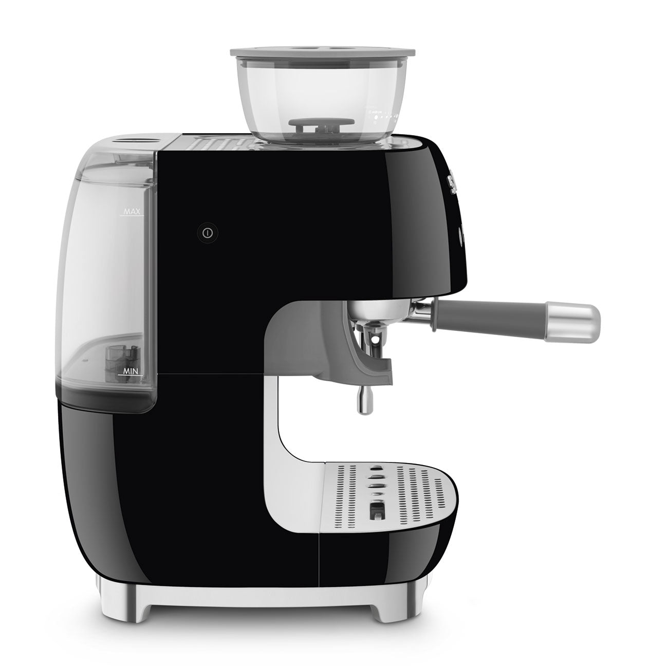 SMEG EGF03BLEU espressomachine met bonenmaler zwart