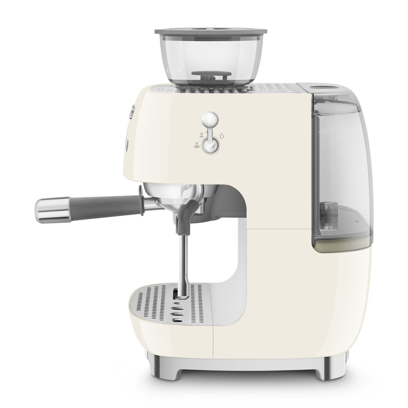 SMEG EGF03CREU espressomachine met bonenmaler crème