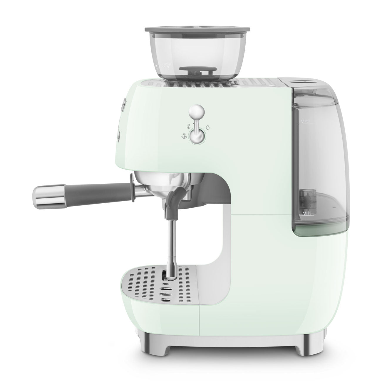SMEG EGF03PGEU espressomachine met bonenmaler watergroen