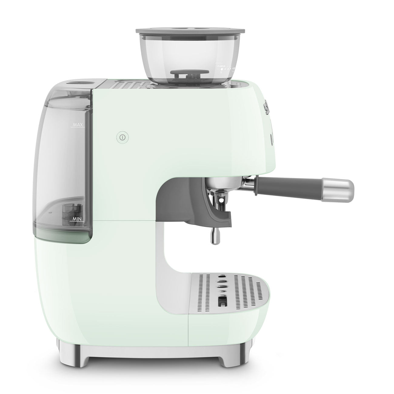 SMEG EGF03PGEU espressomachine met bonenmaler watergroen
