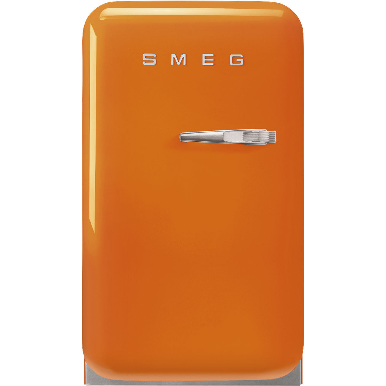 SMEG FAB5LOR6 oranje mini-koelkast vooraanzicht