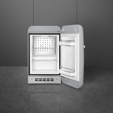 SMEG  FAB5RSV5 tafelmodel retro koelkast Zilver