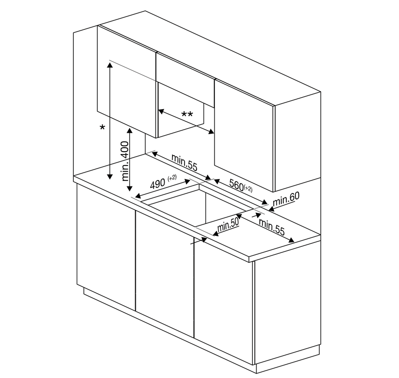 Beko HII74700UF kookplaat Zwart Ingebouwd 70 cm Inductiekookplaat zones 4 zone(s)