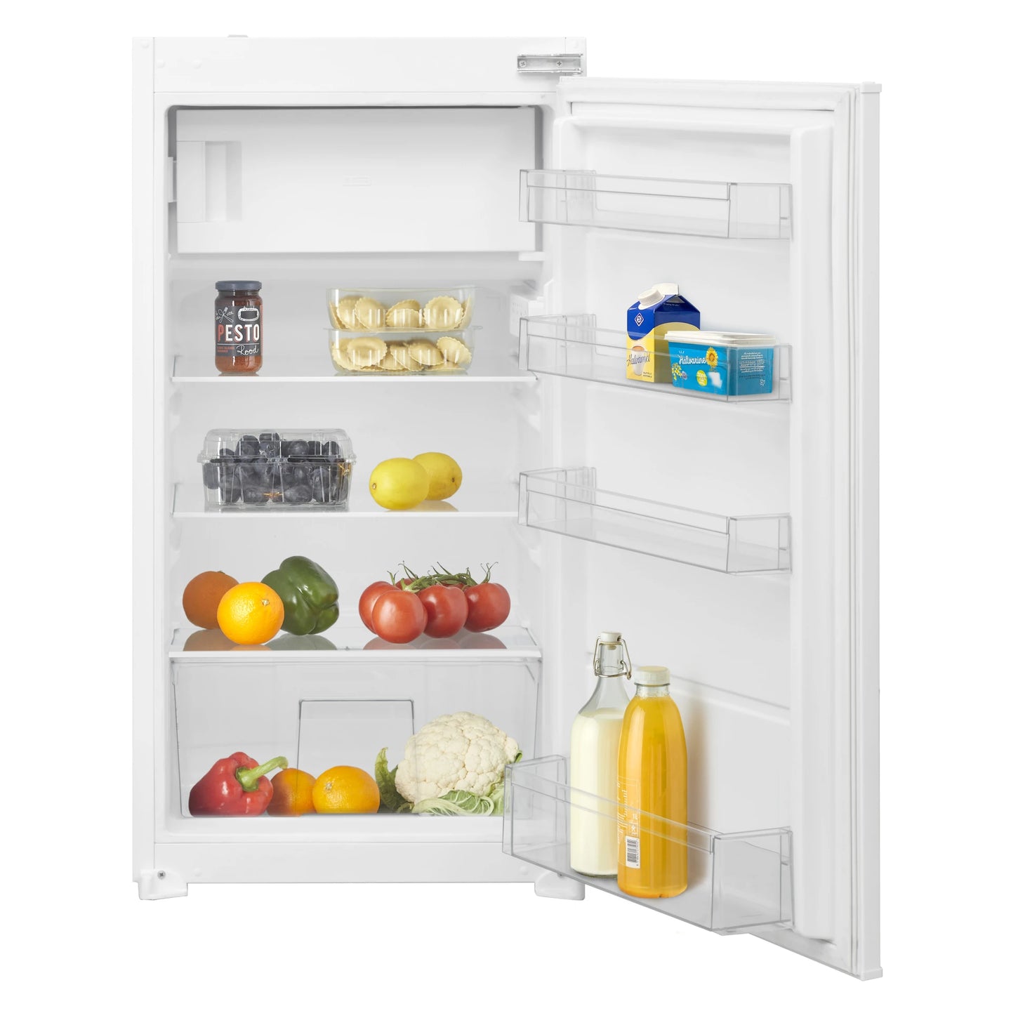 Inventum  IKV1022S Inbouw koelkast met vriesvak nismaat 102 cm sleepdeur systeem