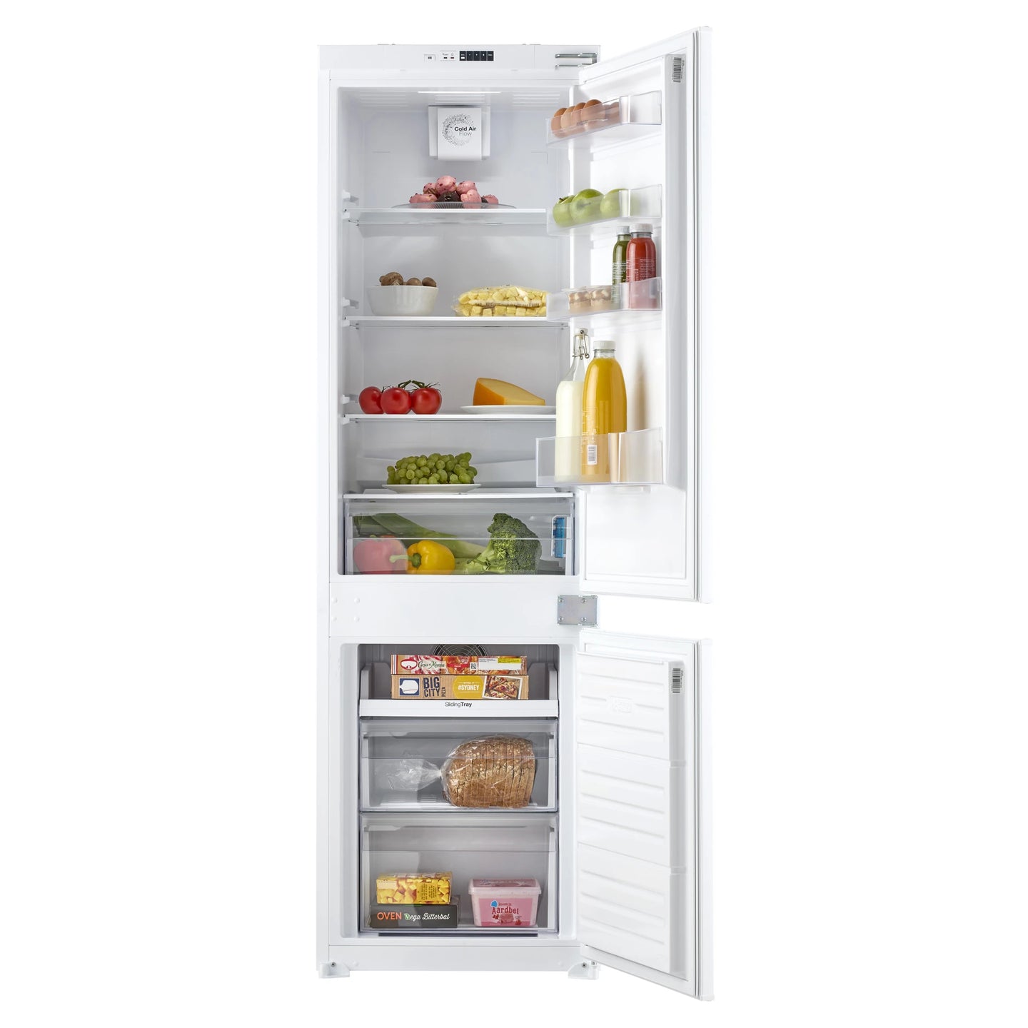 Inventum  IKV1788S Inbouw koel- en vrieskast nismaat 178 cm sleepdeur systeem