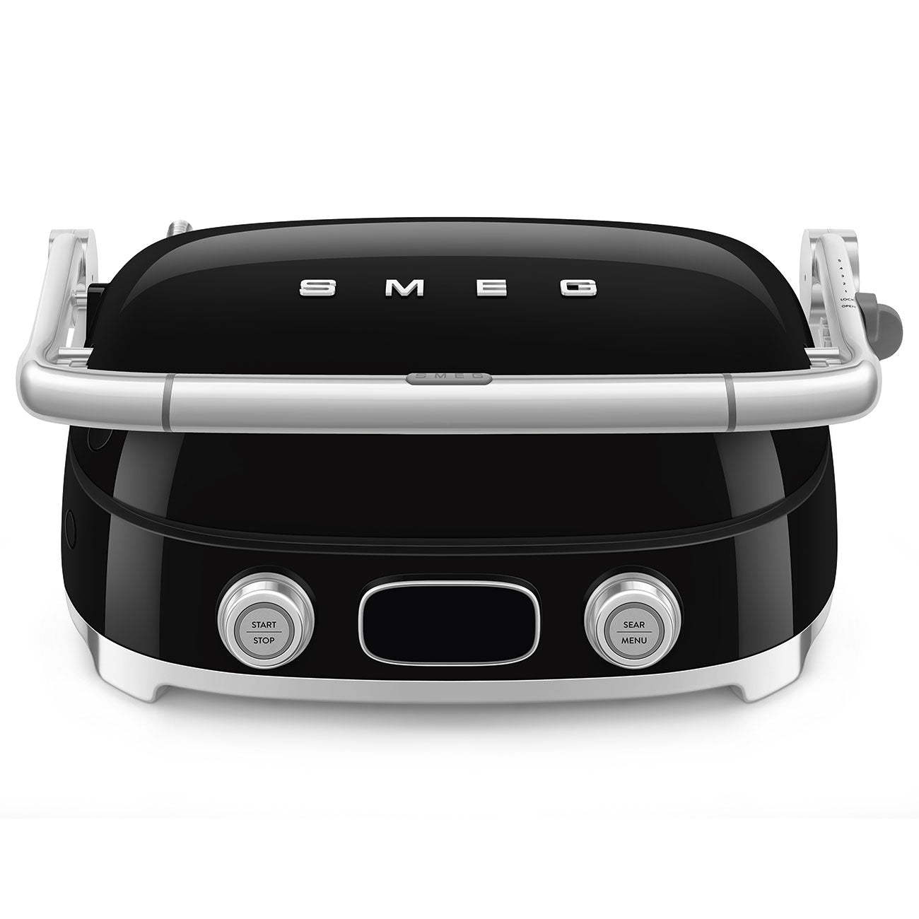 SMEG MGF01BLEU Multi Grill contactgrill zwart