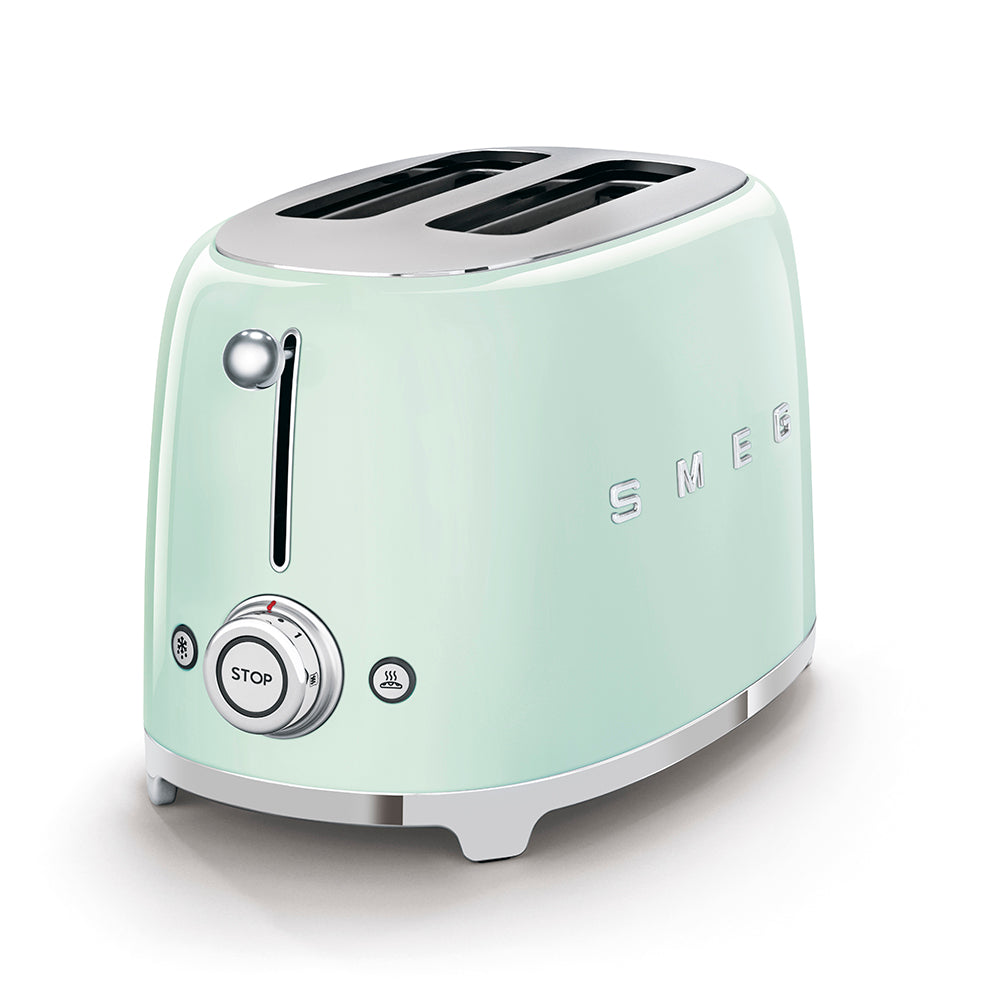SMEG TSF01PGEU Toaster 2x2 Broodroosters Watergroen