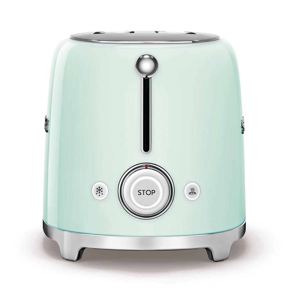 SMEG TSF01PGEU Toaster 2x2 Broodroosters Watergroen