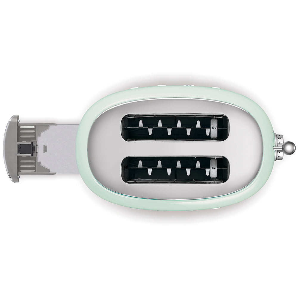 SMEG TSF01PGEU Toaster 2x2 Broodroosters Watergroen