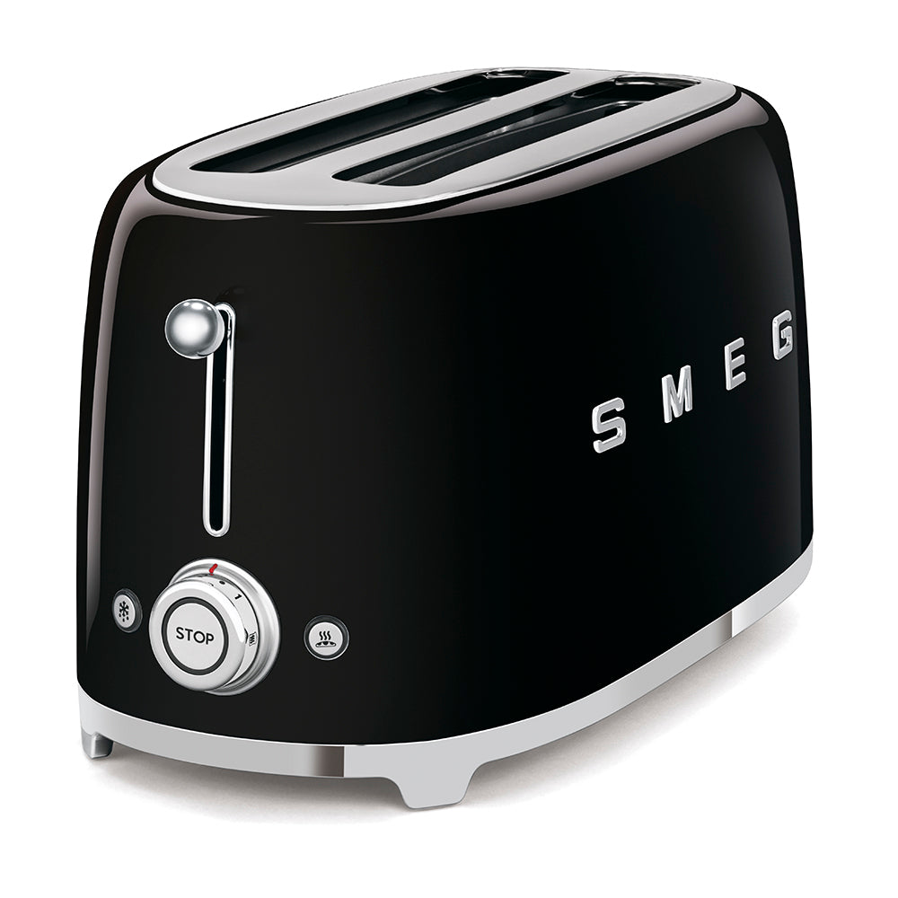 SMEG TSF02BLEU Toaster 2x4 Broodroosters Zwart