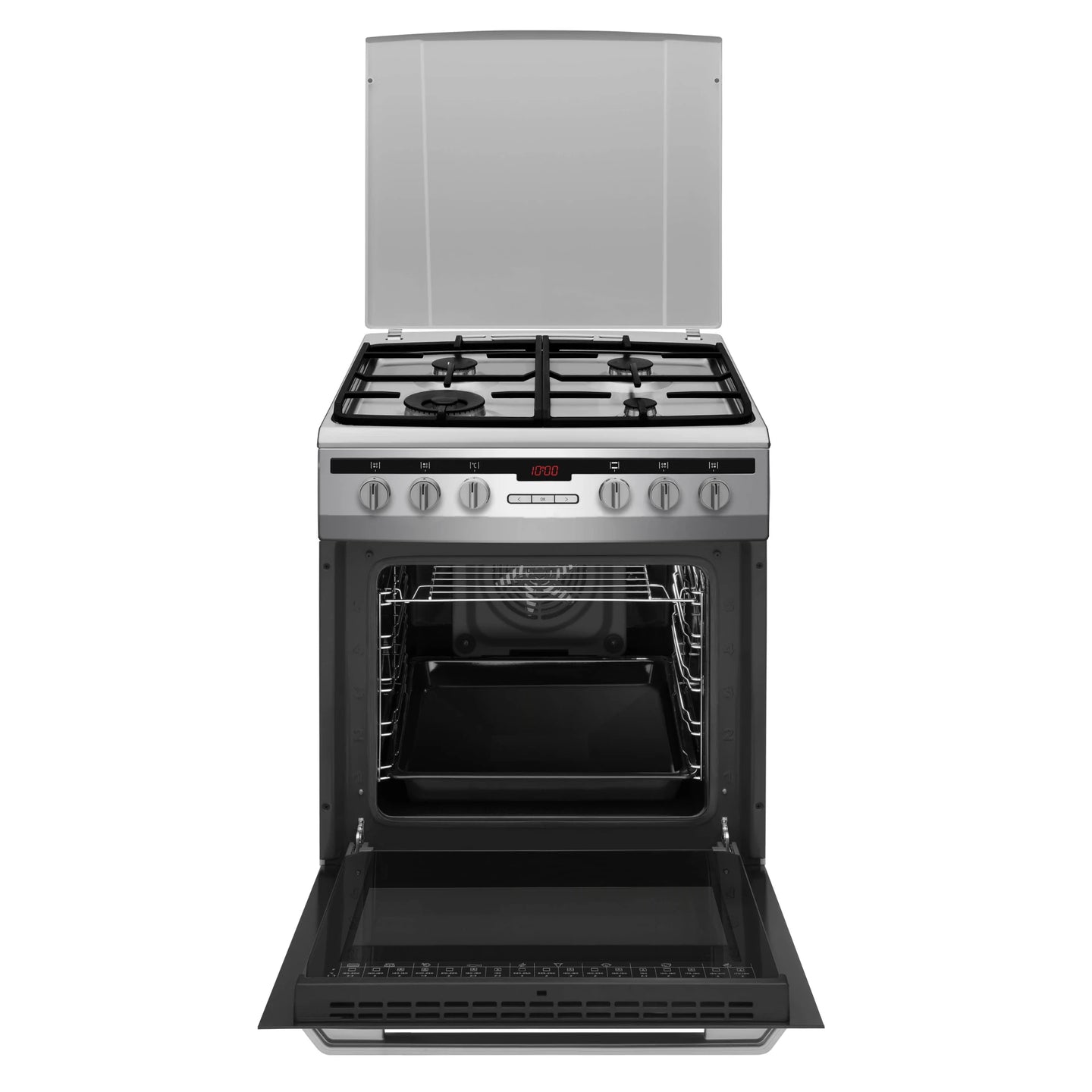 Inventum  VFG6034WGRVS Gasfornuis 60 cm breed